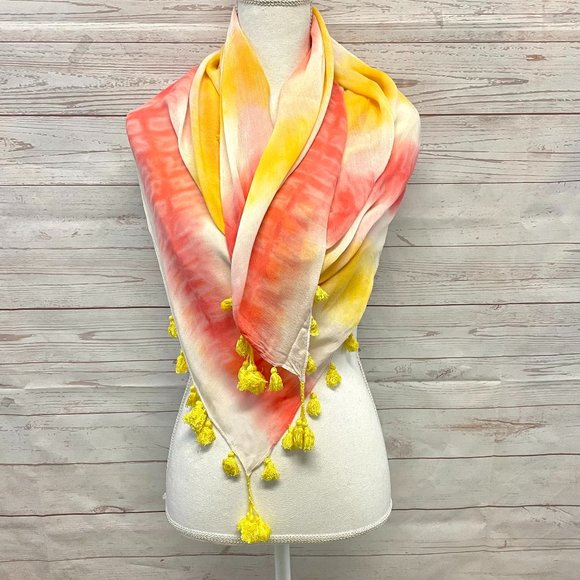 Rebecca Minkoff Tie Dye Square scarf - Picture 1 of 7